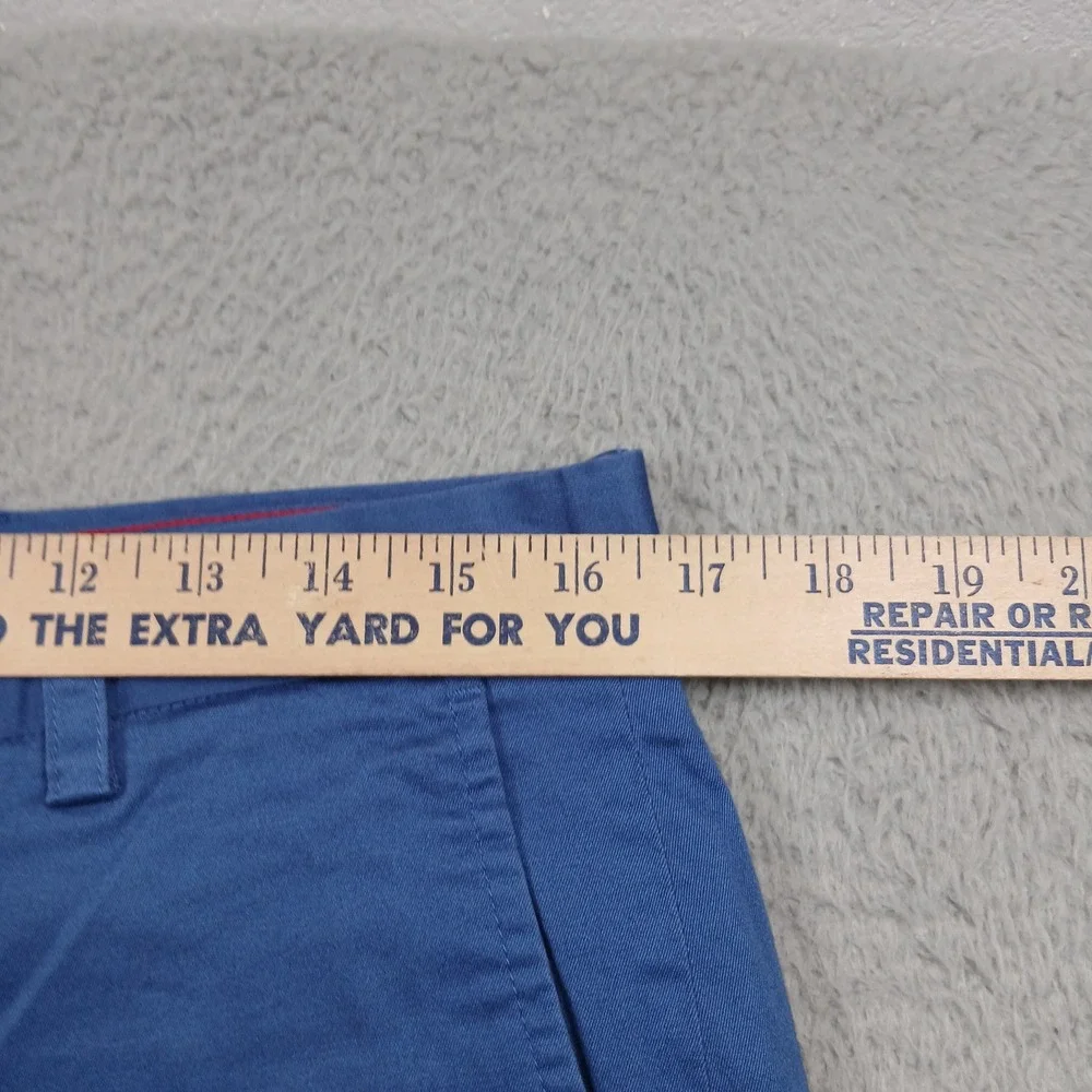 Southern Tide Flat Front Shorts Men's 32 Blue‎ Stretch Cotton Chino